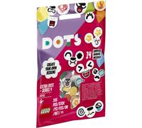 LEGO 41931 DOTS Set complémentaire Visages d'animaux Set de bricolage pour enfants, fabriquer un porte-clés, un bracelet et un porte-crayons