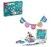 LEGO 41962 DOTS Le Kit Créatif Familial Licorne, Activité Manuelle 5-en-1, Tableau à Lettres, Vide-Poche, Jouet Filles et Garçons, Cadeau Personnalisable