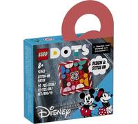 LEGO DOTS Plaque à coudre 41963 – Mickey Mouse et Minnie Mouse – Jeu de construction