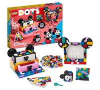 LEGO 41964 DOTS Boîte Créative La Rentrée Mickey Mouse et Minnie Mouse, 6-en-1, Boîte de Rangement, Cadre Photo, Enfants 6 Ans