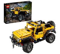 LEGO 42122 Technic Jeep Wrangler Rubicon: Modèle de Collection 4x4, SUV Tout-Terrain, Jeu de Construction pour Enfants, Fans de Jeep et d'Adventures, Cadeau pour Amateurs de Véhicules