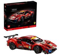 LEGO 42125 technic Ferrari 488 GTE AF Corse #51, modèle Authentique de la Voiture de Course d Endurance à Exposer, pour Adultes