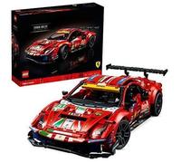 LEGO 42125 Technic Ferrari 488 GTE AF Corse #51 , Modèle authentique de la voiture de course d’endurance à exposer, pour adultes