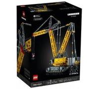 Lego 42146 grue sur chenilles jaune lr 13000 liebherr - collection engin chantier technic - set construction adulte + carte Jaune
