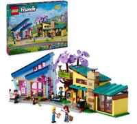 LEGO 42620 Friends Les Maisons Familiales d'Olly et de Paisley, Jouet de Poupée avec Figurines et Accessoires