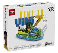 LEGO Editions Vinicius Jr. - Best of - Jeu Football - Maquette 3D avec Minifigurine Collector - Décoration de Chambre d'enfant - Cadeau dès 10 Ans pour Garçon, Fille ou Adulte Fan de Sport 43027