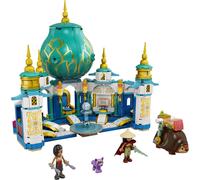 LEGO 43181 Disney Princess Raya et le palais du cœur, château du film Raya et le dernier dragon, jouet avec mini-poupées de Raya et Namaari