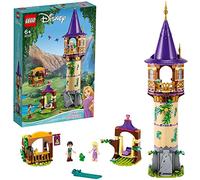 LEGO 43187 Disney Princess La Tour de Raiponce: Château de Princesse à Construire, avec Mini-Poupées Flynn & Raiponce, Jouet de Conte de Fées, Idée Cadeau pour Les Petites Princesses