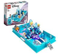 LEGO 43189 Disney Frozen 2 Les Aventures d’Elsa et Nokk dans Un Livre de Contes, Set Portable, Jeu Voyage avec Micro-Poupée