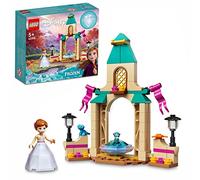 LEGO 43198 Disney La Cour du Château d’Anna, Jouet de Construction pour Enfants avec Mini-Poupée Reine des Neiges 2 et Robe Diamant