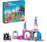 LEGO 43211 Disney Princesse Aurore, jeu de construction de la Belle au Bois Dormant, poupée Diabolina, jouets créatifs pour les enfants de 4 ans et plus