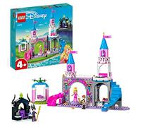 LEGO 43211 Disney Princesse Le Château d’Aurore, Jouet pour Filles et Garçons 4 Ans, Figurines Belle au Bois Dormant, Prince Philippe et Mini-Poupée Maléfique