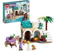 LEGO 43223 Disney Asha in Rosas, Wish Movie Fan Brick Set, Asha Miniature Doll, Goat and Star Figures, Toy for 6 Year Old, Gift for Kids, Girls and Boys