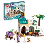 LEGO 43223 Disney Wish Asha dans la Ville de Rosas, Set sur Le Film Wish avec Poupée Asha, Jouet de Chèvre Valentino et Figurine Star, Disney Cadeau, Filles et Garçons