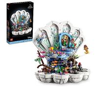 LEGO 43225 Disney Le Coquillage Royal de La Petite Sirène, Maquette à Construire, Modèle Réduit avec Figurines, pour Femmes et Hommes, Cadeau pour Fête des Mères