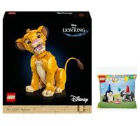 Lego 43247 Simba, le garçon roi lion et 30667 fête d'anniversaire des animaux