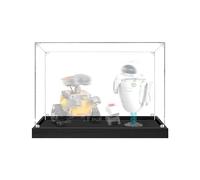 Lego 43279 Vitrine en acrylique pour modèle de robot Wall-E et Eva, résistante à la poussière, compatible avec Lego 43279 (modèle non inclus) (noir, 3 mm)