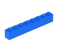Lego® 50 pièces 3008 Brick 1x8 Part Basic Bricks 50 Blue