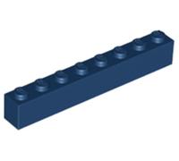 Lego® 50 pièces 3008 Brick 1x8 Part Basic briques 50 bleu foncé