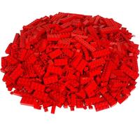 LEGO : 500 briques rouges mélangées