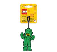 IQ Étiquette de bagage en silicone Cactus Boy (52851) Vert, surface inscriptible au dos 17,8x6,3 cm