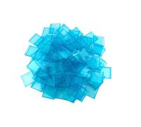 Lego 59349 Lot de 10 panneaux muraux 1 x 6 x 5 cm Bleu clair transparent (59349) Élément de fenêtre et de mur pour MOC, construction urbaine et idées de construction créatives