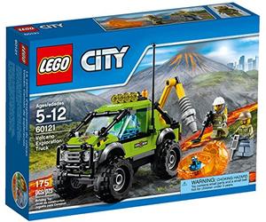 LEGO - 60121 - Le Camion d'Exploration du Volcan