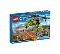 LEGO CITY 60123 L'HELICOPTERE D'APPROVISIONNEMENT DU VOLCAN 330 PIECES