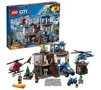 LEGO City - Le poste de police de montagne - 60174 - Jeu de Construction
