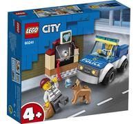 LEGO 60241 City Police Dog Squadron, jouet de police avec voiture, chien et minifigures pour les enfants à partir de 4 ans, jouet d'enfant passionnant