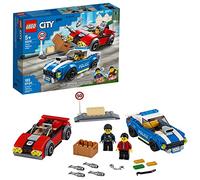 LEGO 60242 City Police Highway Arrest avec 2 Jouets de Voiture, kit de Construction pour Enfants à partir de 5 Ans