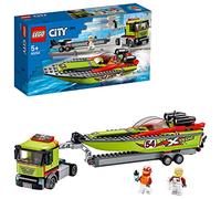 LEGO 60254 City Great Vehicles Le transport du bateau de course