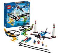 LEGO CITY 60260 - La course aérienne-hélicoptère,avion- Neuf et scellé