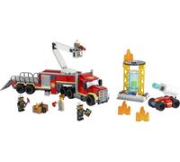 LEGO 60282 City Centre d'intervention mobile des pompiers avec camion de pompier jouet