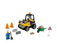 LEGO 60284 City Le Camion de Chantier, Jouet de Construction, Engin de Chantier, Chargeur Frontal, Brouette, Cadeau, Garçons et Filles de 4 Ans et Plus