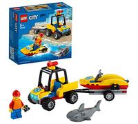 LEGO Set de construction 60286 City Great Vehicles – Le Tout-Terrain de Secours de la Plage