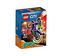 LEGO 60296 City Stuntz Wheelie Stuntbike Set avec volant d'inertie, moto et mini-figurine Stuntwoman, jouet pour enfants à partir de 5 ans