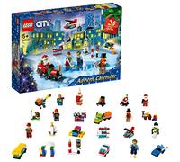 LEGO 60303 City Calendrier de l’Avent Jouet 2021, Mini-Jouets à Collectionner, Enfants dès 5 Ans, avec Tapis et Minifigures