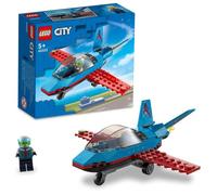 LEGO® 60323 City Great Vehicles L’Avion de Voltige, Idées de Cadeau Jouet pour Enfants dès 5 Ans avec Minifigure Pilote