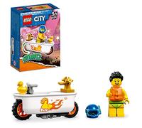 LEGO 60333 City Stuntz La Moto de Cascade Baignoire, Jouet avec Minifigurines de Cascadeurs, Idée Cadeau pour Garçons et Filles de 5 Ans et Plus