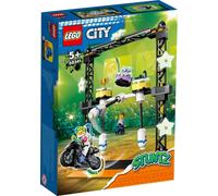 LEGO 60341 City Stuntz Umstoß-Challenge Set, y compris moto et minifigure Stunt Racer, jouet d'action, set cadeau pour enfants à partir de 5 ans