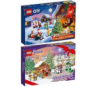 Lego 60352 Lego City Calendrier de l'Avent & 41706 Lego Friends Calendrier de l'Avent