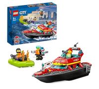 LEGO City 60373 Bateau de sauvetage des pompiers