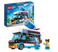 LEGO Camion jouet 60384 – Le camion à granités du pingouin, pour enfants de 5 ans avec figurines