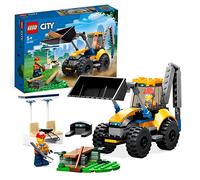 LEGO® City 60385 La Pelleteuse de Chantier, Jouet Engin de Chantier, Garçons et Filles 5 Ans blanc TU