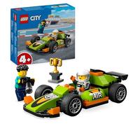 LEGO 60399 City La Voiture de Course Verte, Jouet pour Garçons et Filles des 4 Ans, avec Photographe et Pilote