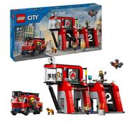 LEGO® City 60414 La caserne et le camion de pompiers