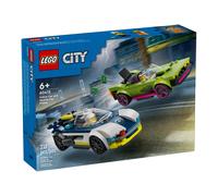 LEGO 60415 La course-poursuite entre la voiture de police et la super voiture