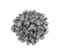 Lego 60481 Lot de 25 briques de toit 2 x 2 x 2 en gris clair | Parfait pour les toits, les maisons et les constructions créatives