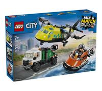 60505 LEGO® CITY Kit combiné avec avion, véhicule d'entretien et aéroglisseur (60505)